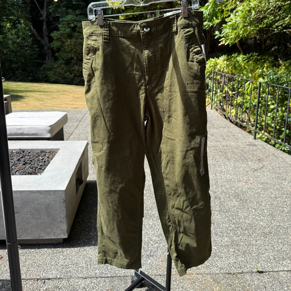 Old Navy High-Rise 'OG Chino' Ankle Pants - Olive Green